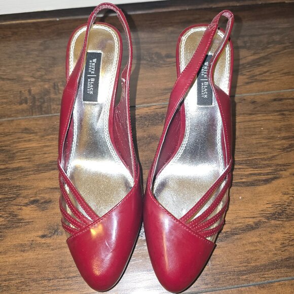 Ruby Red Slingbacks - Picture 2 of 3
